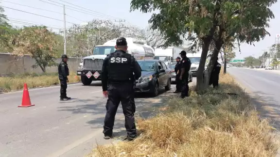 Los elementos de la SSP aseguran que se trata de un operativo de rutina Los elementos de la SSP aseguran que se trata de un operativo de rutina