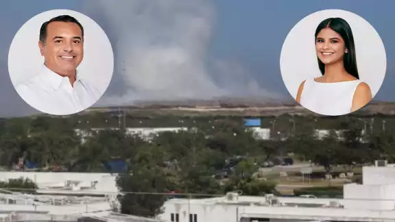 La regidora asegura que muchas familias de la comisaría se encuentran intoxicadas con el humo La regidora asegura que muchas familias de la comisaría se encuentran intoxicadas con el humo