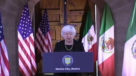 Janet Yellen, secretaria del tesoro de estados Unidos, realiza una visita a México Janet Yellen, secretaria del tesoro de estados Unidos, realiza una visita a México