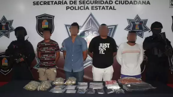 Una llamada alerto a las autoridades, quienes ubicaron a los presuntos