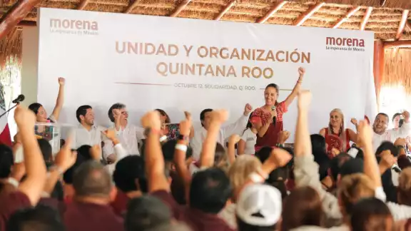 Claudia Sheinbaum se reunió con dirigentes del Partido Verde y Partido del Trabajo Claudia Sheinbaum se reunió con dirigentes del Partido Verde y Partido del Trabajo