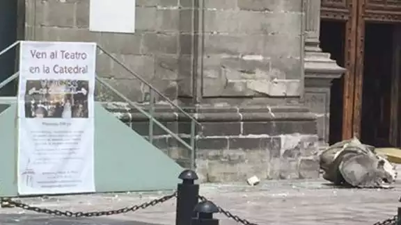 Daños menores en el patrimonio cultural de cuatro estados tras sismo de este 19 de septiembre Daños menores en el patrimonio cultural de cuatro estados tras sismo de este 19 de septiembre