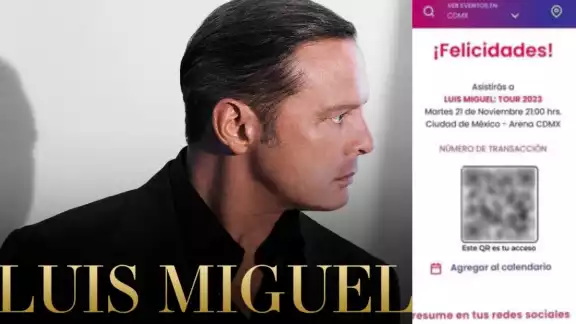 Joven comparte en redes su boleto para Luis Miguel con todo y código QR Joven comparte en redes su boleto para Luis Miguel con todo y código QR