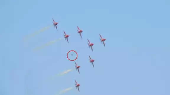 El fenómeno sorprendió los cielos de Gran Bretaña. Foto: Especial