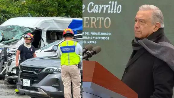 El presidente de México habló sobre el accidente y lamentó lo sucedido El presidente de México habló sobre el accidente y lamentó lo sucedido
