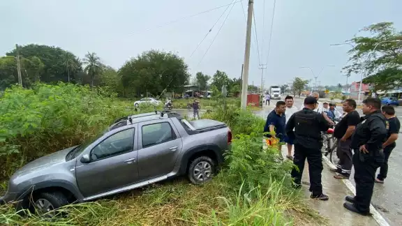 El hombre no sufrió lesiones El hombre no sufrió lesiones