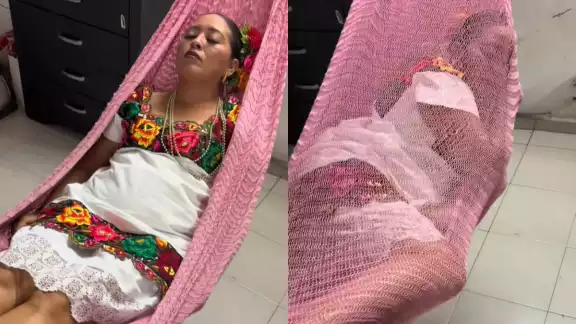 Dormir en hamaca es costumbre de la Península de Yucatán Dormir en hamaca es costumbre de la Península de Yucatán