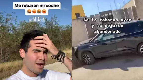 El auto fue robado, ya que aparentemente tenía las llaves pegadas El auto fue robado, ya que aparentemente tenía las llaves pegadas