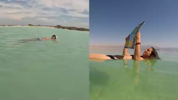 El Mar Muerto se ubica en Las Coloradas en Yucatán El Mar Muerto se ubica en Las Coloradas en Yucatán