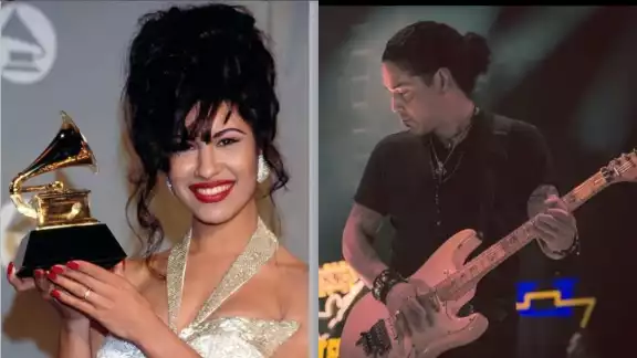 Selena y Chris Pérez se conocieron cuando él llegó como guitarrista de su banda Selena y Chris Pérez se conocieron cuando él llegó como guitarrista de su banda