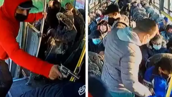 Pasajeros de transporte público en Edomex sufre violento asalto Pasajeros de transporte público en Edomex sufre violento asalto