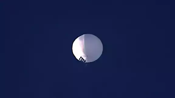 El globo se vio por varios estados de los Estados Unidos El globo se vio por varios estados de los Estados Unidos