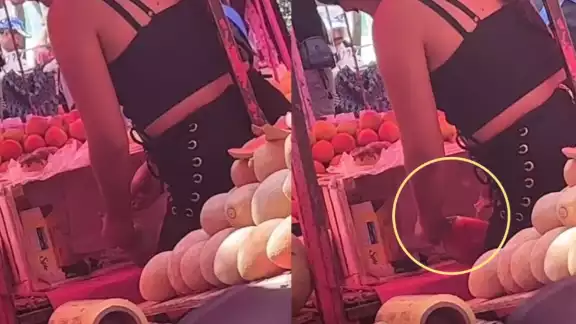 En el video compartido a través de TikTok se escucha un fondo muy peculiar, la "Niña Fresa" de Banda Machos