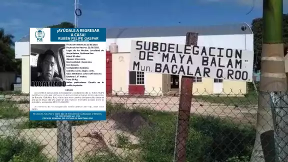 El cadáver fue encontrado en las inmediaciones de la localidad Maya Balam El cadáver fue encontrado en las inmediaciones de la localidad Maya Balam