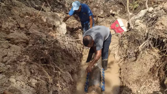 Las colonias se quedaron sin agua desde las primeras horas de este lunes Las colonias se quedaron sin agua desde las primeras horas de este lunes