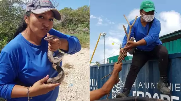 Su situación económica la hizo incursionar como pepenadora en el basurero municipal