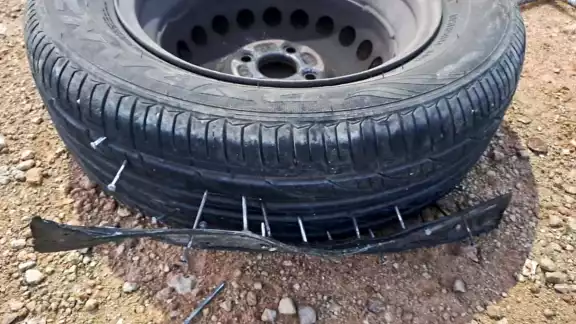 El afectado decidió hacer pública la situación para alertar a otros conductores que transiten por la zona