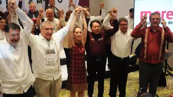 INE sanciona con 85.8 millones de pesos a Morena y sus aliados por gastos no reportados en el proceso interno