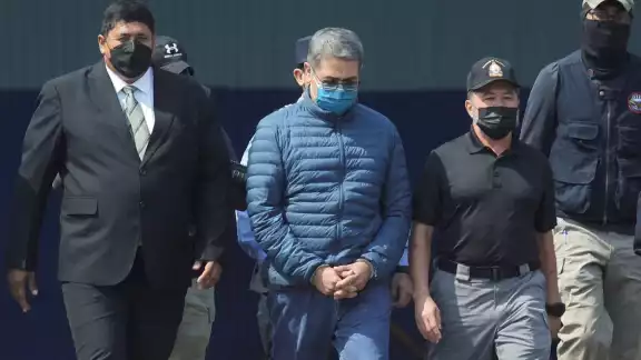 El expresidente de Honduras Juan Orlando Hernández fue declardo culpable de narcotráfico en una corte federal de Manhattan El expresidente de Honduras Juan Orlando Hernández fue declardo culpable de narcotráfico en una corte federal de Manhattan