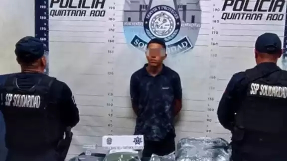 El joven detenido es originario de Tabasco El joven detenido es originario de Tabasco