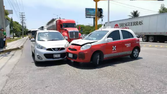 Los involucrados llegaron a un acuerdo en el lugar de los hechos