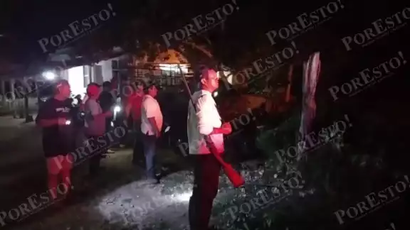 Pobladores usaron escopetas para crear un filtro de seguridad en Sucopó, Tizimín