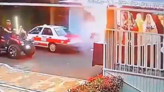 El saldo de la explosión fue de dos personas heridas El saldo de la explosión fue de dos personas heridas
