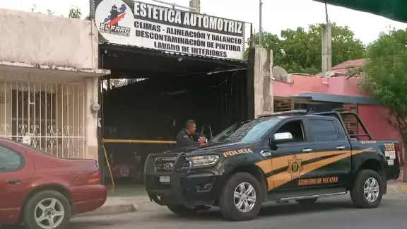 Al lugar llegaron elementos de la SSP Yucatán Al lugar llegaron elementos de la SSP Yucatán