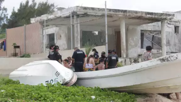 El menor fue atendido por paramédicos de la SSP Yucatán El menor fue atendido por paramédicos de la SSP Yucatán