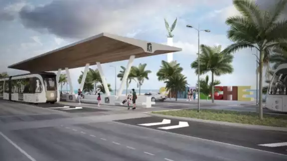 El Tren Ligero realizará un recorrido de 15 kilómetros desde la Estación del Tren Maya al Centro Histórico El Tren Ligero realizará un recorrido de 15 kilómetros desde la Estación del Tren Maya al Centro Histórico