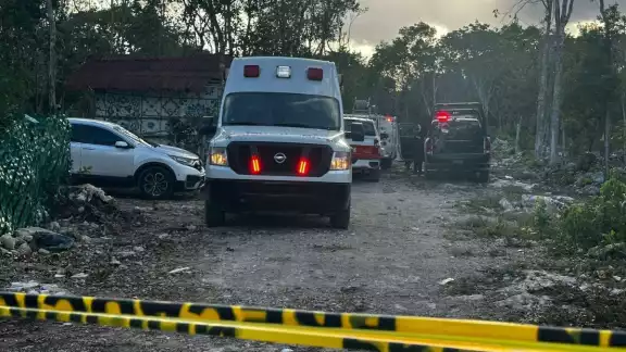 Agentes de seguridad arribaron al sitio en Cancún