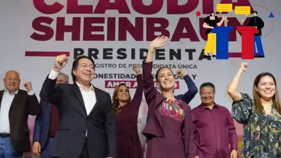 Mario Delgado ratificó a Claudia Sheinbaum para los debates presidenciales del INE Mario Delgado ratificó a Claudia Sheinbaum para los debates presidenciales del INE