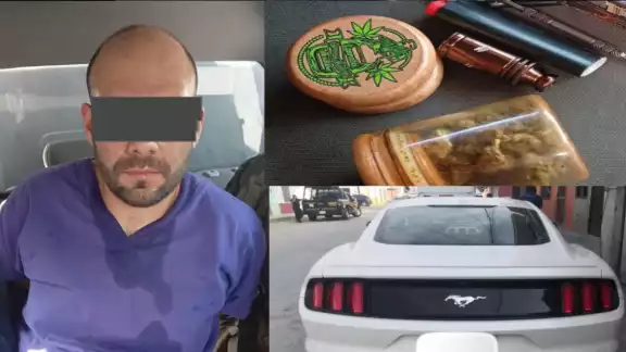 También se le decomisó un picador y una pipa También se le decomisó un picador y una pipa