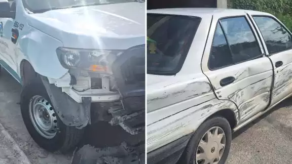 El primero fue a las 14:00 horas, cuando automovilistas reportaron la colisión en el cruce de las calles 136 con 27 de la Reg. 237 El primero fue a las 14:00 horas, cuando automovilistas reportaron la colisión en el cruce de las calles 136 con 27 de la Reg. 237