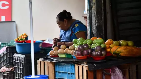 La venta de hortalizas les permite tener una dependencia económica La venta de hortalizas les permite tener una dependencia económica