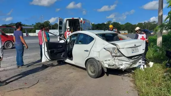 En el accidente no hubo personas lesionadas En el accidente no hubo personas lesionadas