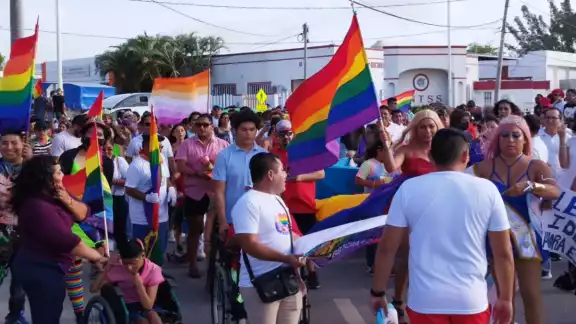 El municipio de Escárcega es la segunda vez que realiza la Marcha LGBT+