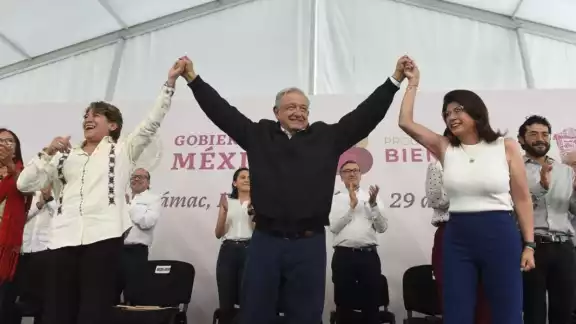El presidente Andrés manuel López Obrador señaló en Teacámac, Estado de México, que buscará que la Pensión del Bienestar de Adultos Mayores, se entregue de manera mensual