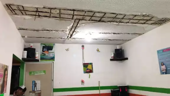 Algunos recibieron viviendas en estado deplorable.
