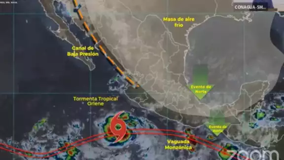 El Ciclón Orlene se dirige hacia Sinaloa; piden a la ciudadanía extremar precauciones El Ciclón Orlene se dirige hacia Sinaloa; piden a la ciudadanía extremar precauciones