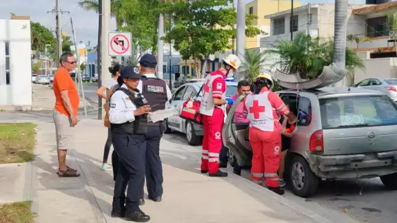 Al lugar llegaron elementos de la Cruz Roja para la valoración de los pasajeros
