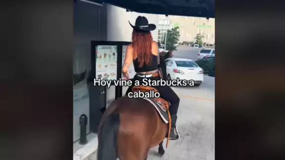 La influencer se dedica a rescatar a caballos maltratados