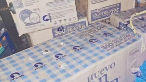 Los detenidos rompieron los candados del camión para cometer los delitos