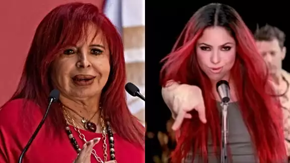 El look de Layda Sansores siempre ha sido el color rojo, como en su momento lo usó la colombiana Shakira
