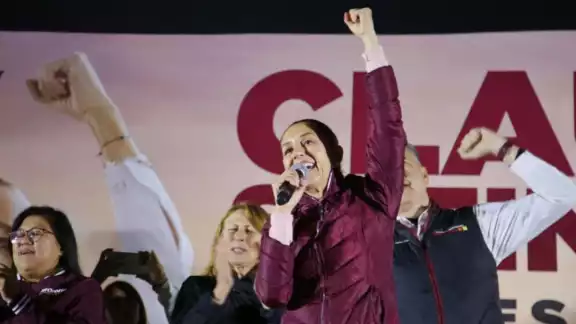 Este 18 de enero concluye el periodo de precampañas y Claudia Sheinbaum Pardo eligió el Monumento a la Revolución para reunirse con sus simpatizantes