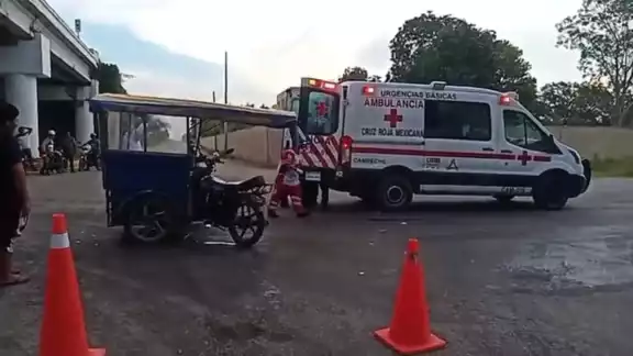 Los lesionados fueron trasladados a un hospital de Calkiní Los lesionados fueron trasladados a un hospital de Calkiní