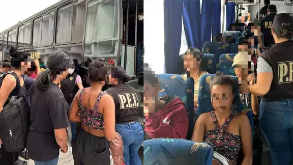 Los indocumentados fueron asegurados en la carretera Campeche-Mérida Los indocumentados fueron asegurados en la carretera Campeche-Mérida