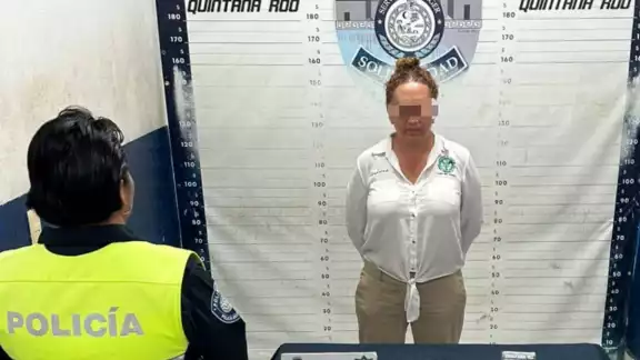 La mujer fue detenida mientras se realiza el procedimiento correspondiente La mujer fue detenida mientras se realiza el procedimiento correspondiente
