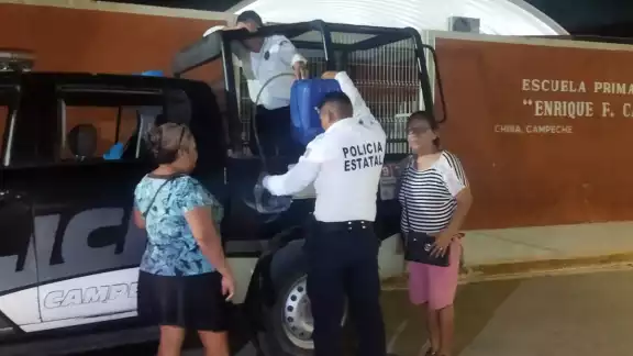 Los policías de Campeche aseguraron que continuarán con su lucha Los policías de Campeche aseguraron que continuarán con su lucha