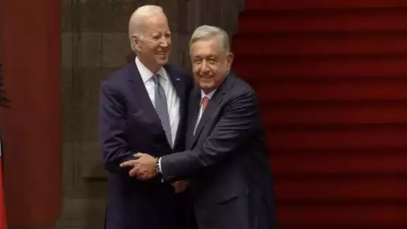 AMLO y Biden sostienen una reunión bilateral en Palacio Nacional AMLO y Biden sostienen una reunión bilateral en Palacio Nacional